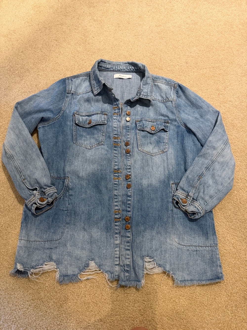 Kancan Signature Light Blue Denim Jacket